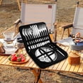 thumbnail image 6 of TEAFIRST 20pcs Camping Kitchen Tableware Kit, Mess Cutlery for 4 Person Dinnerware Set , for Picnic, 6 of 6