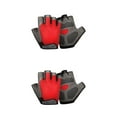 thumbnail image 3 of bedienty 1 Paire Gants de Cyclisme Antidérapants Respirants Antichoc Rouges m 2Ensemble, 3 of 6