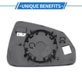 thumbnail image 4 of Reemplazo de vidrio del espejo calefaccionado del lado izquierdo del conductor con placa de respaldo No.51165A18091 para BMW X1 2020-2024, 4 of 6