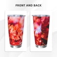 thumbnail image 3 of KLL Autumn Maple Leaves Print 40oz Stainless Steel Insulated Car Cup with Spillproof Lid - Keep Your Drink Hot or Cold on the Go-Straw Three-piece Set, 3 of 8