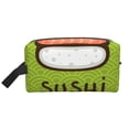 thumbnail image 2 of Uemuo Fresh Sushi Pattern Portable Toiletry Bags with Handle, Waterproof travel Make up Bags for Women, Large Capacity Travel Cosmetic Bags, 2 of 9