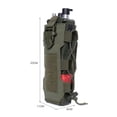 thumbnail image 5 of Molle Water Bottle Bag Travel Camping Hiking Kettle Holder Carrier Pouch Multifunctional Water Bottle Hanging Bag (Army Green), 5 of 10