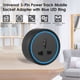 thumbnail image 3 of Enchufe Irfora Universal 3-Pin Track Sockets Power Sockets Adapter Power Track Socket Outlet Versátil Electric Mobile Track Socket Salida de pared deslizante con anillo LED azul Irfora Enchufe, 3 of 7