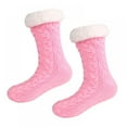 thumbnail image 2 of Women Slipper Socks Fuzzy Fluffy Cozy Cabin Winter Fleece Soft Warm Comfy Thick Christmas Grips Home Socks, 2 of 5