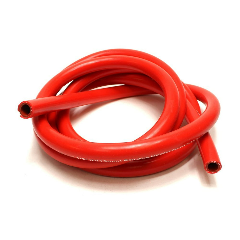 HTHH038REDx10 Red 10' Length Silicone High Temperature Reinforced