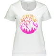 thumbnail image 3 of Inktastic Pigeon Forge, Tennessee- Mountains in Sunrise Colors Women's Plus Size T-Shirt, 3 of 5