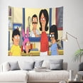 thumbnail image 3 of Bob'S Burgers Tapestry Anime Poster Wall Hanging Art Decor For Living Room Bedroom Dorm Apartments Party Supplies Gifts 50x60 Inch, 3 of 7