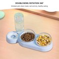 thumbnail image 3 of Pet Waterer Feeder 3-in-1 Dog Cat Food Bowl 15 grados inclinado elevado suministros para mascotas Hugtrwg Para estrenar, 3 of 6
