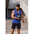 thumbnail image 3 of COOFANDY Workout Hooded Tank Tops Men Bodybuilding Muscle T Shirt Sleeveless Gym Hoodie Zipper Boxing Tanks, 3 of 6