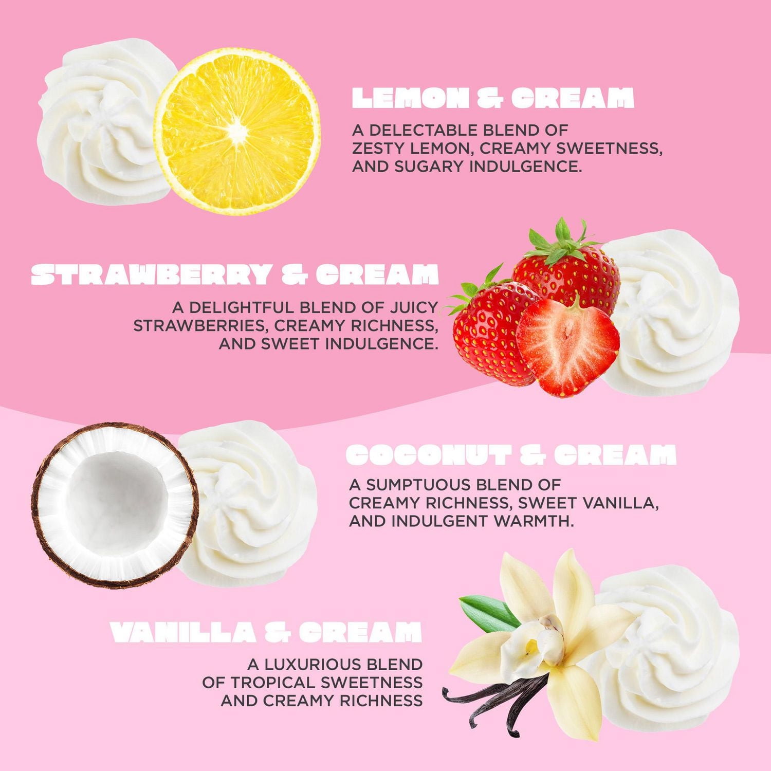 Cake Collection Crème Mains Ultra Nourrissante 4 X 60 ML Ensemble de crème pour les mains nourrissante