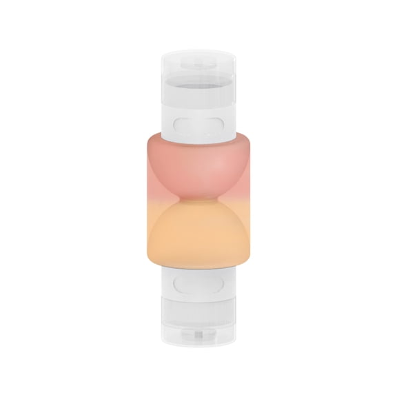 Double Headed Travel Bottle for Shampoo Shower Gel Portable Travel Size Container 2-In-1 Leakproof Reusable Detachable Plastic Dispenser for Toiletries Cosmetics Short Trips Bottle