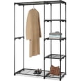 thumbnail image 3 of Closet Ropero Armable con repisas de Metal resistente color negro Closets Armables México Reforzado, 3 of 6