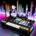 thumbnail image 5 of HUASHENG DJ Mixer Table For Kids Ages 3 4 5 6 7 8 Musical Toys With Piano Keys DJ Turntable Reaction Music Games Bluetooth Musical Instruments For Kids, 5 of 5
