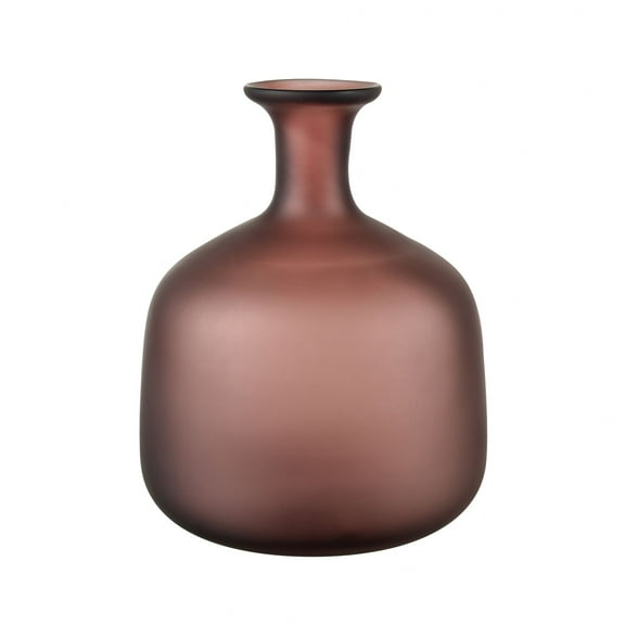 Elk Home 6.25-Inch Wide Riven Vase - Jar - Bottle, Transitional, Plum