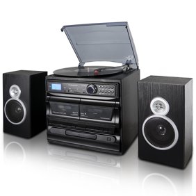 Victrola Nostalgicwood Countertop Jukebox With Built In Bluetooth