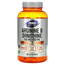 NOW Foods - NOW Sports Arginine & Orthinine 500/250 - 250 Capsules