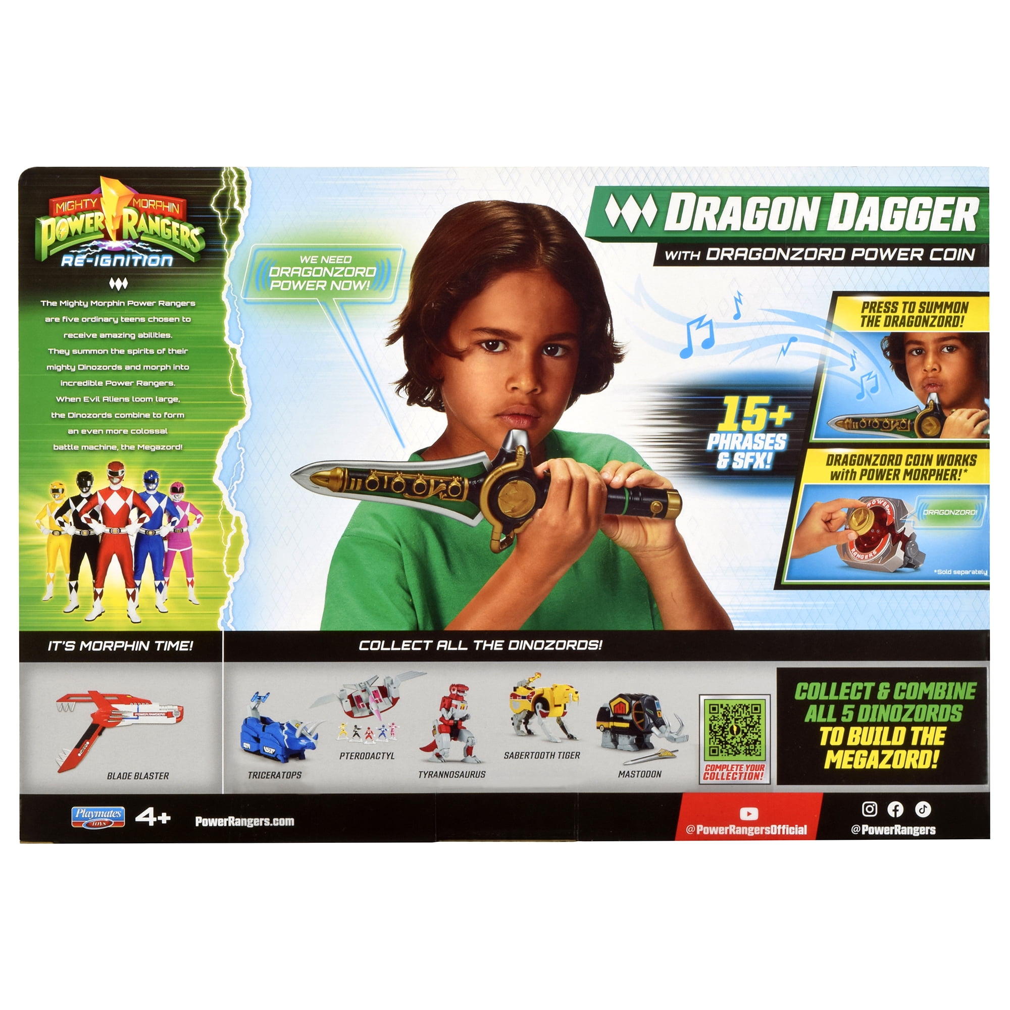 Mighty Morphin Power Rangers: Re-Ignition - Dragon Dagger Role Play for kids 4+ by Playmates Toys