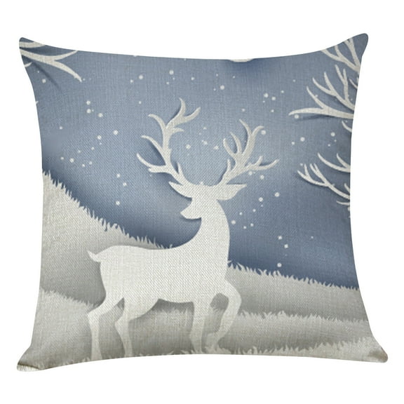 Hwkond Pillow Cases Standard Size Christmas Cotton And Linen Pillowcase,(Up to 25% Off)MulticolorG