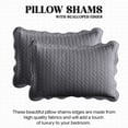 thumbnail image 5 of Ameha 2 Piece Quilt Set Chevron Lightweight Ultrasoft Microfiber Kids Adult Bedding Gray Color Twin, 5 of 12