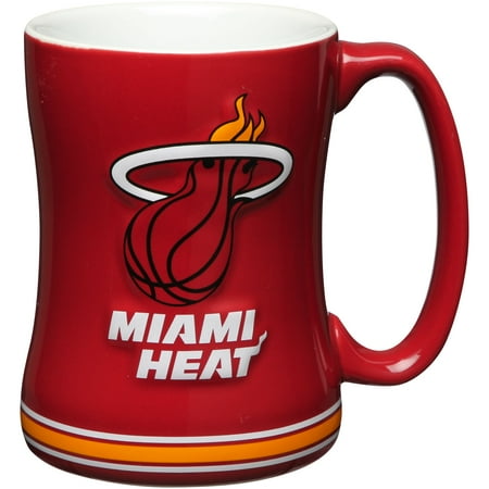 - Miami Heat 14oz. Team Logo Relief Mug - No Size