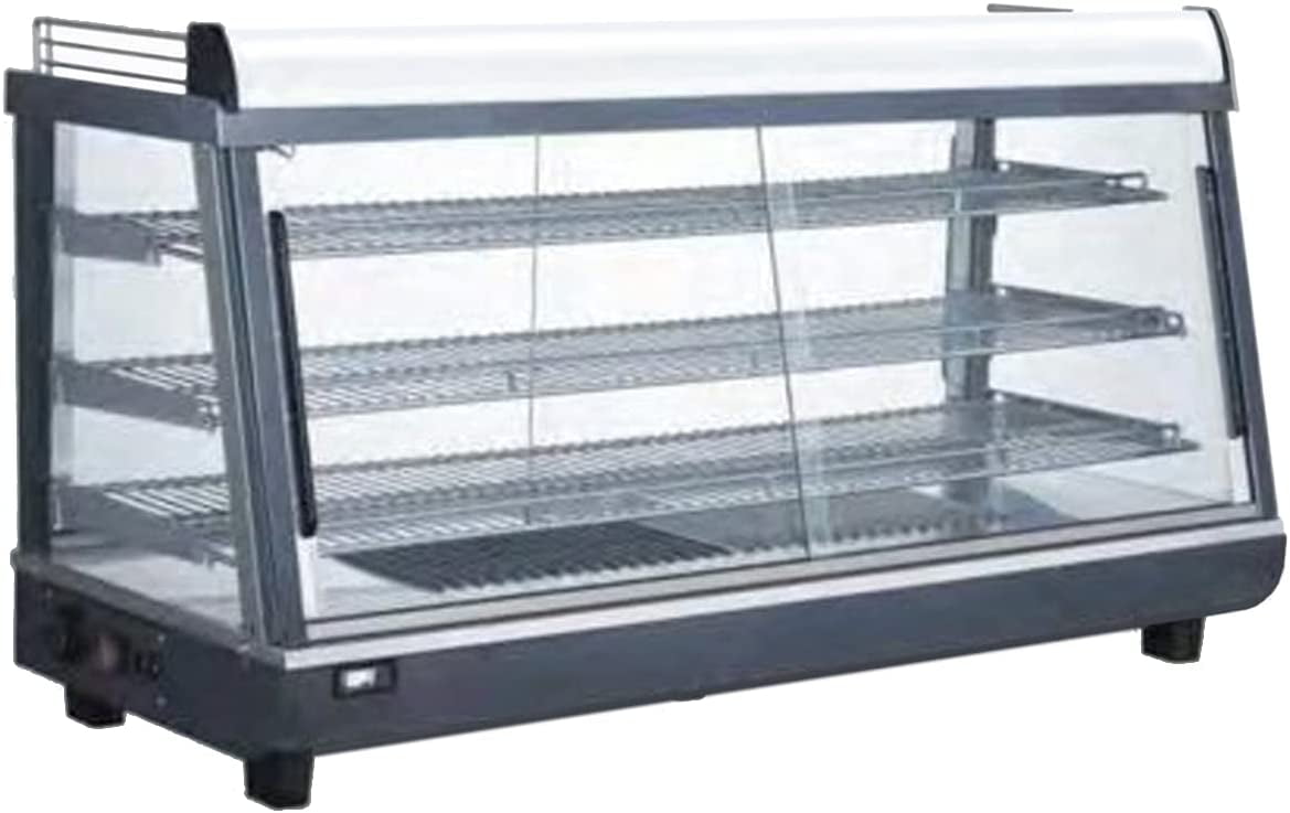 48" Commercial Heated Display Warmer Merchandiser Capacity 186L NSF