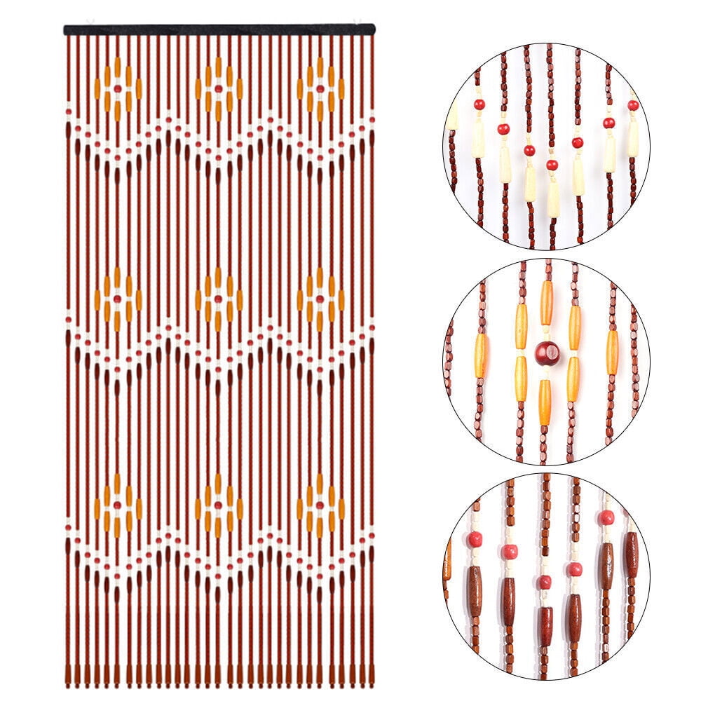 Door String Curtains Beaded Curtain For Doorway Tassels Beads Hanging Fringe NEW