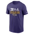 thumbnail image 2 of Men's Nike Purple Baltimore Ravens Hometown Collection 2x Super Bowl Champions T-Shirt, 2 of 3