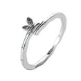 thumbnail image 2 of Moocorvic Easter Gift For Women Cute Rabbit Ear Ring Female Creative Small Fresh Fashion Temperament Couple Ring,Easter Basket, 2 of 3