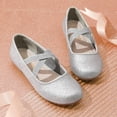 thumbnail image 4 of Chatitas de Ballet para Niñas DREAM PAIRS Angie-2 Plateadas Talla 4, 4 of 6