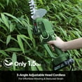 thumbnail image 7 of LURSKY 20V Cordless Hedge Trimmer, 2-in-1 Grass Shear & Shrubbery Trimmer, Lightweight, Rechargeable, 7 of 7
