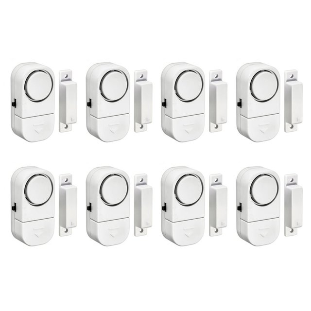 EIGTHTAIL Home Security Burglar Alarm Magnetic Sensor Door Window Alarm Super Loud Apartment Door Window Pool Alarm Set