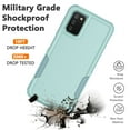 thumbnail image 3 of For Galaxy A03S Case, 2 in 1 Heavy Duty Armor Shockproof Cases,Hisdou Hybrid Dual Layer Rubber Drop Protection Grip Plastic Bumper Sturdy Phone Cover for Samsung Galaxy A03S 6.5"-Green, 3 of 6