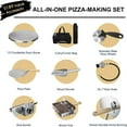 thumbnail image 3 of ABORON Dual Fuel Outdoor Pizza Oven, Stainless Steel - Foldable Legs, 3 of 7