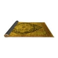 thumbnail image 2 of Ahgly Company Indoor Square Oriental Yellow Industrial Area Rugs, 5' Square, 2 of 4