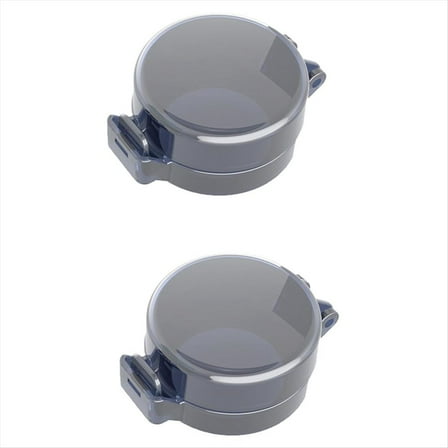 Rollbacks & More 2 Pack Deadbolt Child Safety Lock Cover, Proof Door Knob Black