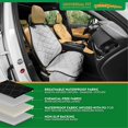 thumbnail image 5 of Plush Paws Luxury Velvet Waterproof Nonslip Scratchproof Bucket Car Seat Cover for Cars & SUVs Regular London Grey, 5 of 6