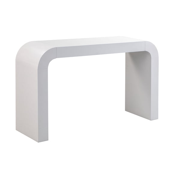 TOV Furniture Hump White Acacia Finish Console Table
