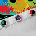 thumbnail image 4 of Manfei Teens Video Game Black Out Curtains,Console Game Lover Curtains Pack of 2 (42x63 Each),Watercolor Splatter Ink Bedroom Curtains For Kids,Microfiber Bedroom Decor, 4 of 6