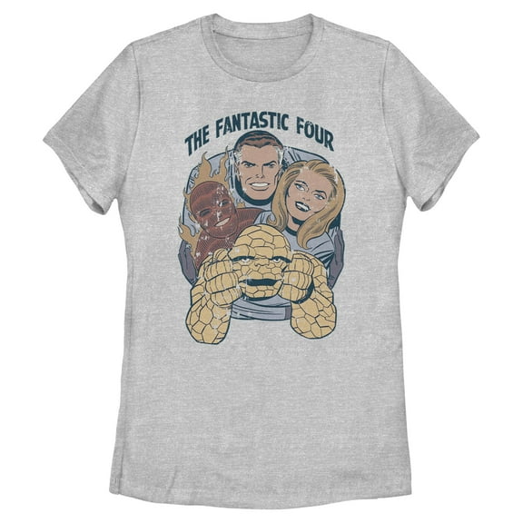 Womens Marvel: Fantastic Four Group Pose T Shirt