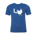 thumbnail image 2 of Guess what? Chicken butt Kids T-shirts, Funny Kids Shirts, Youth Graphic Tees - Royal MH200YFUN S5 S, 2 of 3