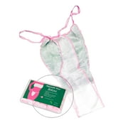 60 Pcs Disposable Thongs - Women's Disposable Bikini Panties G-String Underwear for Spray Tanning Spa Treatments )DP101x5)