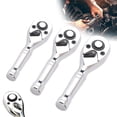 thumbnail image 2 of 1/4In 3/8In 1/2In Ratchet Wrench 72 Teeth Spanner Portable Wrenches6318 Q1L4, 2 of 8