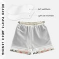 thumbnail image 3 of FORMRS Boys Swim Trunks Quick Dry Mesh Liner Boardshorts Sizes XS-XL, Light Red Starfish, 3 of 7