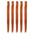 thumbnail image 2 of Cheveux Longs et Raides, Oreilles Suspendues Souples Rouges, Postiche à Clip Sans Trace, 5 Pcs Couleur, Oreilles Suspendues pour Fille pour Fête pour Quotidien Orange, Lin, Rouge Vif, Bleu Grisâtre, Rose Pâle, 2 of 8