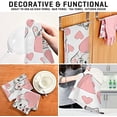 thumbnail image 7 of SKYSONIC Valentine's Day Love Heart Kitchen Towel Set of 4, Super Soft Absorbent Hand Towel Tea Towel Home Restaurant Tableware Cleaning Rag for Kitchen, Hotel, Beach, Bathroom, Gym, etc., 7 of 7