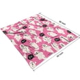 thumbnail image 2 of Pink Halloween Ghosts with Boo Blanket,Comfortable Soft Lamb Wool Throw Blanket,All Season,Warm Lightweight Blankets for Sofa Bed Couch Living Room Chair,50"x60", 2 of 4