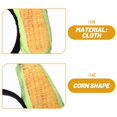 thumbnail image 4 of Corn Headband Adorable Vegetable Headpiece Corn Shape Headdress Hairband Decor, 4 of 4