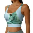 thumbnail image 2 of Fotbe Dog Wrapped in Towel Sujetador Deportivo Largo sin Aros para Mujer con Almohadillas y Soporte Medio, Transpirable y Absorbente, Camiseta Tipo Chaleco o Tank Top-XX-Large, 2 of 8