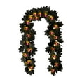 thumbnail image 2 of EGNMCR Halloween Maple Leaf String Lights Ghost Festival Horror Decoration Thanksgiving Small Lights Maple Leaf Light String, 2 of 5