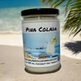 thumbnail image 1 of Pina Colada Vegan Coconut Soy 12 oz/ 355 ml Candle Hand-poured, Eco-friendly, Clean Burning, Bakery, Food, Drink, 1 of 5